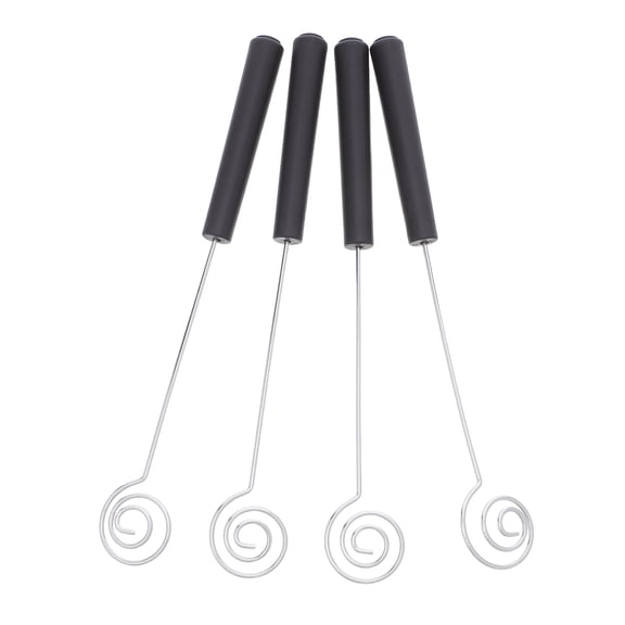 MOKKHNB Set of 4 Spiral Chocolate Dipping Tools for Baking, Candy Decorating, and Dessert Accessories