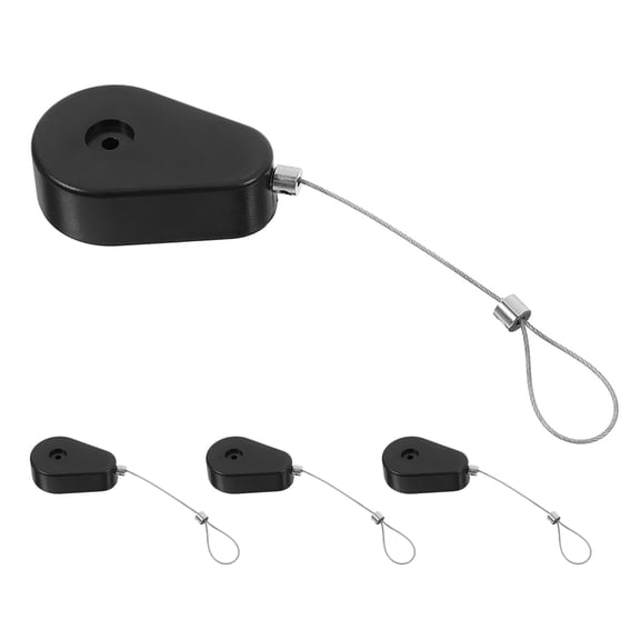 MOKKHNB Retractable Anti-Theft Locks with Safety Security Wire for Security 4Pcs