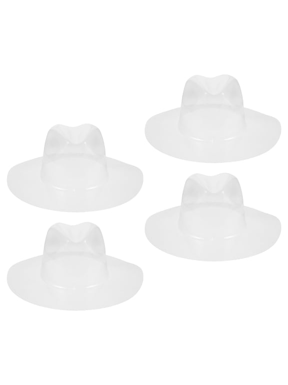 Plastic Hat Inner Support for Shaping, Clear Cowboy Hat Shaper, 4Pcs