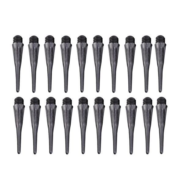 MOKKHNB 50 Pcs Point Plus Soft Tip Dart Points Tips PVC Random Color Darts Playing