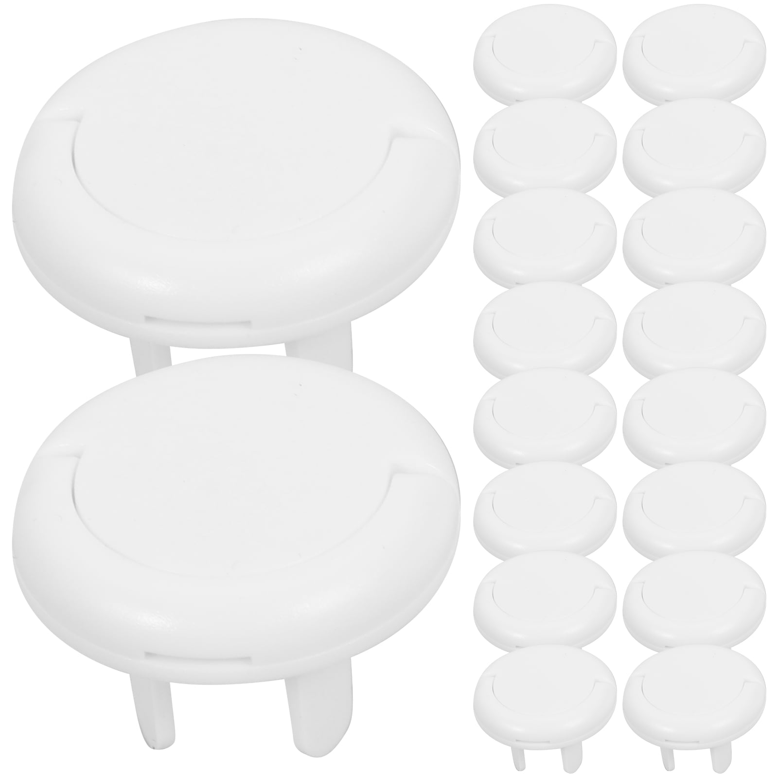 MOKKHNB 50-Piece Childproof ABS Outlet Plug Covers, Electrical Socket ...