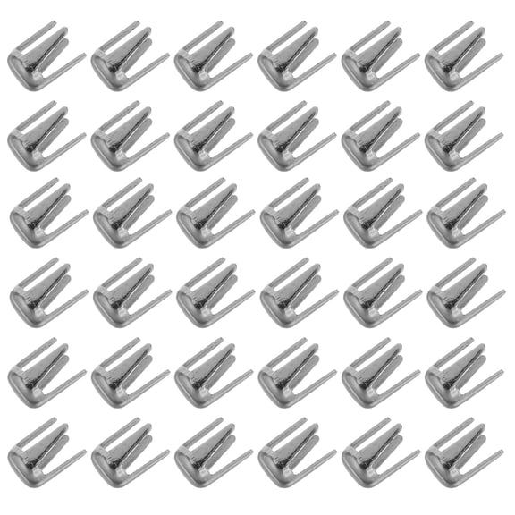 MOKKHNB 5000Pcs Plated Silver Spike Rivet Studs for DIY Clothes Leathercraft Nailhead Studs for Garment Repair
