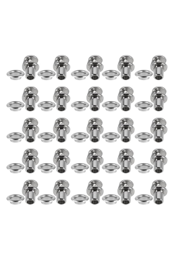 50Pcs Plated Silver Alloy Boot Lace Hook Set Secure Attachment Shoe Accessories for Outdoor Use