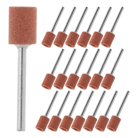 MOKKHNB 50Pcs Rotary Tool Accessories Sanding Bits Pointed Abrasive Mounted Stone