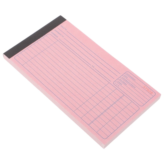 MOKKHNB 50Sheets Order Receipt Book with Standardized Entry Fields for Business Invoice and Payment Tracking