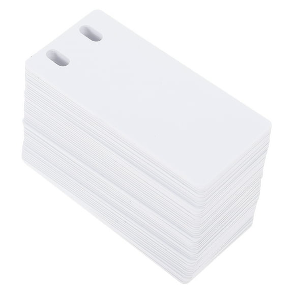 MOKKHNB 50pcs Waterproof Cable Tags and Wire Tags White for Electricians and Maintenance
