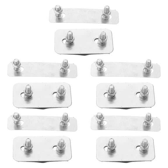 MOKKHNB 5Pcs Silver Bike Accessory Clip Quick Release Mount Adapter for Basket