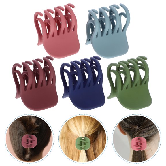 MOKKHNB 5Pcs Hair Clips for Women with Hair Securing Function in Sky Blue