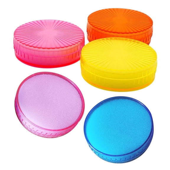 MOKKHNB 5Pcs Plastic Sponge Fingertip Tool for Convenient Finger Moisture during Cash Handling