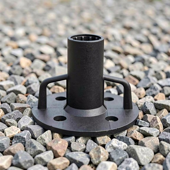 MOKKHNB 5Pcs Universal Nylon Tent Pole Base for Stable Support in Various Outdoor Surfaces