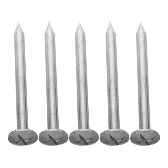 MOKKHNB 5Pcs Versatile Stainless Steel Survey Stakes for Heavy Duty Yard and Property Line Marking