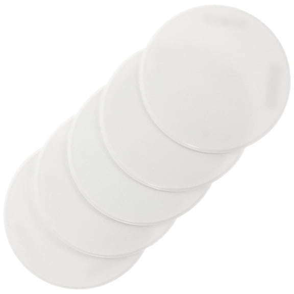 MOKKHNB 5Pcs White Plastic Door Knob Wall Protector Door Handle Bumper for Home Wall Protection