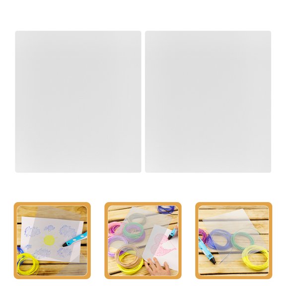 MOKKHNB 6Pack Clear PVC Drawing Mat for Model Making Tracing Board for Experienced Artists Art Projects Back to School