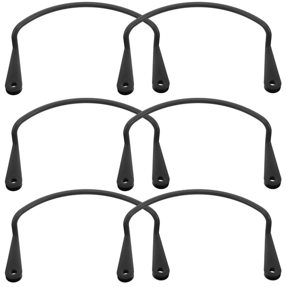MOKKHNB 6Pcs Billiard Table Pocket Fixator Black Holder Bag Bracket Compatible with Various Pool Basket Accessories