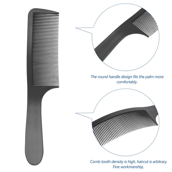MOKKHNB 6Pcs Portable Black Hair Brush for Hairdressing Suitable for Extensions Wigs and Natural Hair