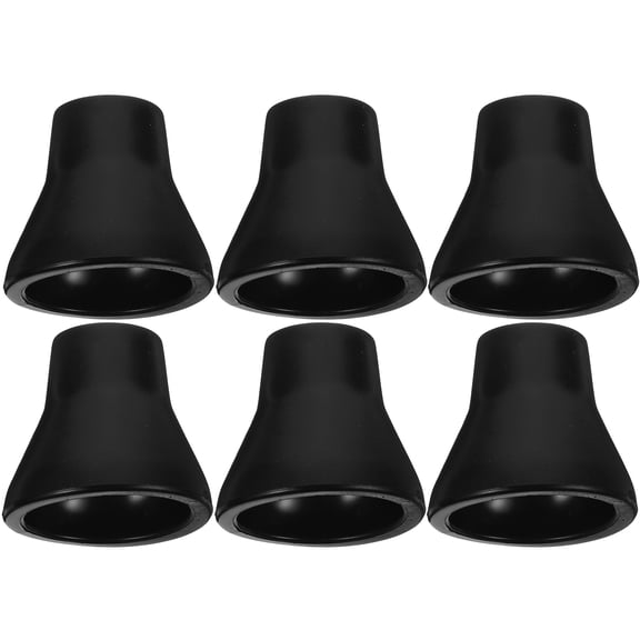 MOKKHNB 6Pcs Black Rubber Golf Grabber Convenient Golf Ball Picker for Club Grip Attachment