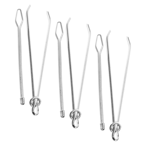 MOKKHNB 6-Piece Elastic Clamp Set with Comfortable Grip and Drawstring Puller for Easy Threading and Secure Fixing