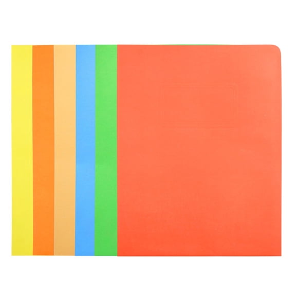 MOKKHNB 6Pcs Presentation Folder in Assorted Colors for Office Documents and Proposals