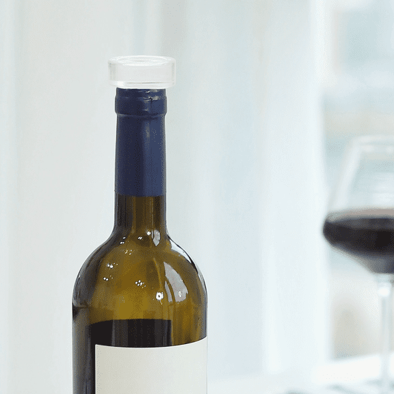 MOKKHNB Reusable Glass Bottle Stoppers for Wine, Beer, and Beverages with Leak-Proof Tight Seal