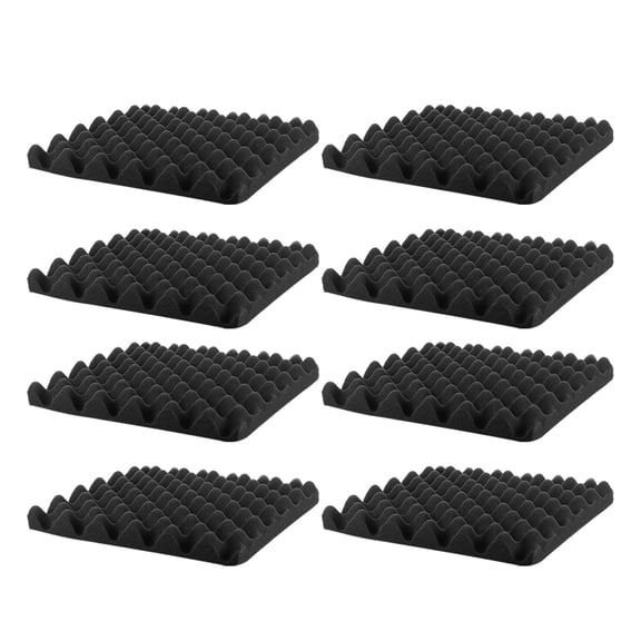 MOKKHNB Black Wall Soundproof Panels for Noise Reduction in Audio Rooms and Studios