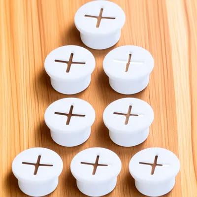 MOKKHNB 8Pcs White Desk Cable Cord Organizer for Wire Management and Neat Setup