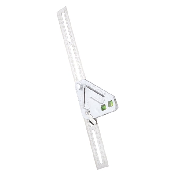 MOKKHNB Adjustable Combination Square with Stainless Steel Ruler for Precise Carpentry and Woodworking Measurements