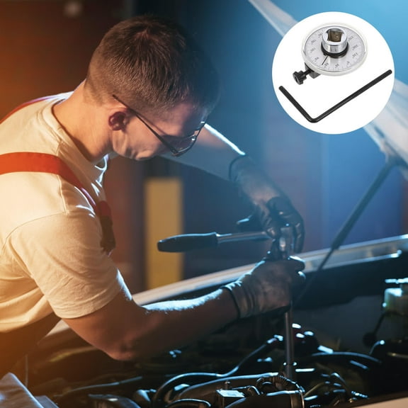 MOKKHNB Adjustable Torque Wrench Angle Torque Gauge Drive Angle Precision Measurement Iron Build