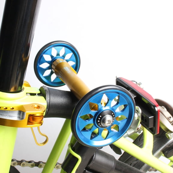 MOKKHNB Aluminum Alloy Folding Bike Wheel Set, and Smooth Riding, Easy to Install Replacement Parts