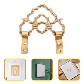 MOKKHNB Vintage Style Metal Picture Frame Hanger Bracket for Wall Decor, Home Decoration Hardware Accessory