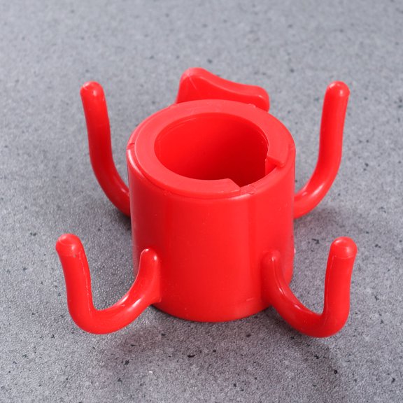 MOKKHNB Rv Awning Hooks Beach Umbrella Hanging Hook Red Plastic 1Pcs