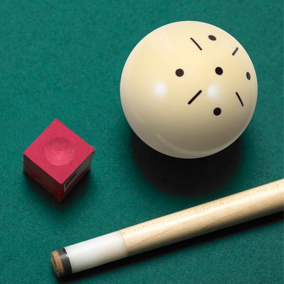 MOKKHNB Durable Wear Resistant Cue Ball for Billiards Training High Precision Beige Cue Ball for Game Room