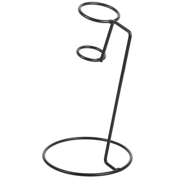 MOKKHNB Black Cone Holder Rack for Ice Cream French Fries and Snack Serving