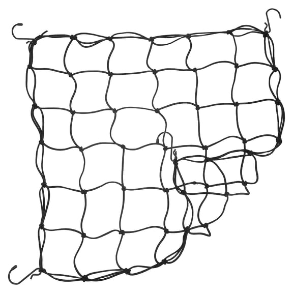 MOKKHNB Black Elastic Trellis Netting for Garden Tent with Hooks Promotes Air Circulation and Sunlight Blocking