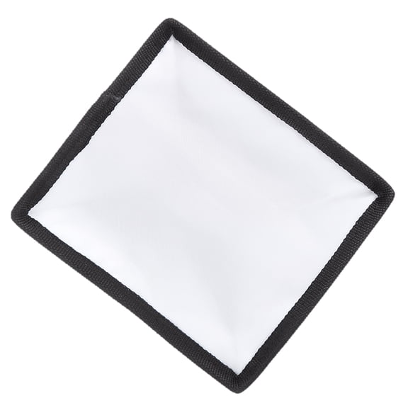 MOKKHNB Black Foldable Soft Flash Diffuser for Photography with Reflective Fabric and Hook Loop Fastening