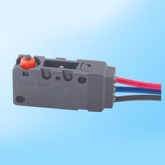 MOKKHNB Black Micro Momentary Push Button Switch for Electronic Devices with Plastic Pin Package