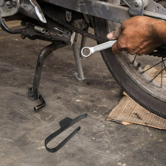 MOKKHNB Black Plastic Swing Arm Chain Guide Runner Kit for Motorcycle Protection