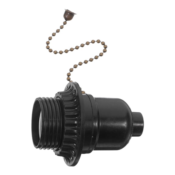 MOKKHNB Pull Chain Light Socket for Table and Floor Lamps, E26 Black