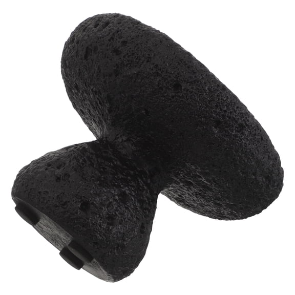 MOKKHNB Black Volcanic Stone Diffuser Bowl Decorative Aromatherapy Tray for Home and Office