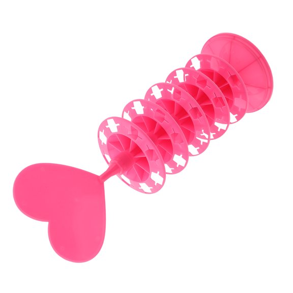MOKKHNB Cake Pop Drying Stand Pink Plastic Dessert Display Rack 1Pcs