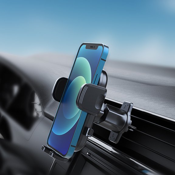 MOKKHNB Car Cell Phone Holder Mount for Air Vent with Tilt Adjustment and Scratch Protection