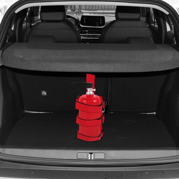 MOKKHNB Car Securing Belts Strap Fire Extinguisher Strap Red PP 1Set