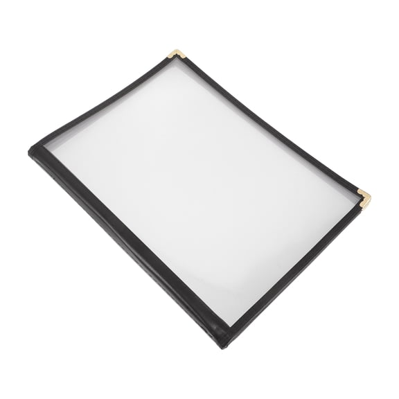 MOKKHNB Clear Loose Leaf Menu Folder Binder for Restaurant Menu Updates and Presentation