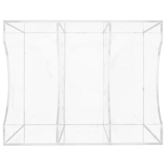 MOKKHNB Clear Acrylic Belt Organizer Box with Interlayer for Home Storage