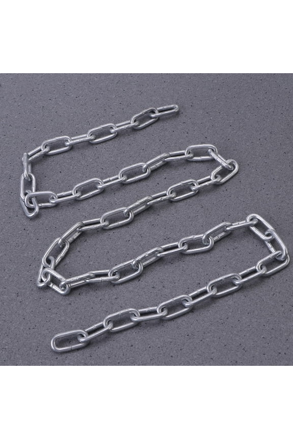 Commercial Quality Plated Silver Chain for Hanging DIY Projects with Rust Prevention