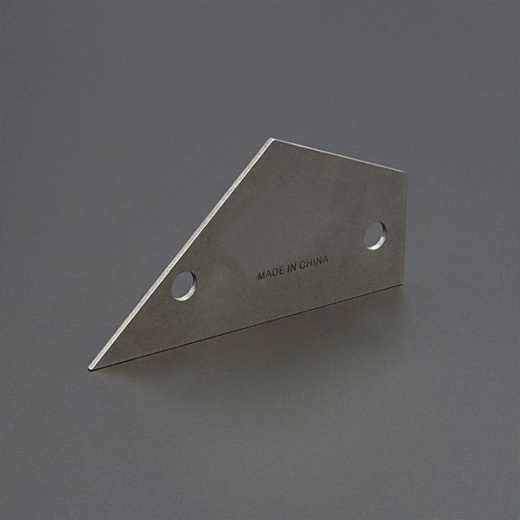 MOKKHNB Compact Plated Silver Guitar Fret Rocker Leveling Guide and String Ruler for Guitar Maintenance