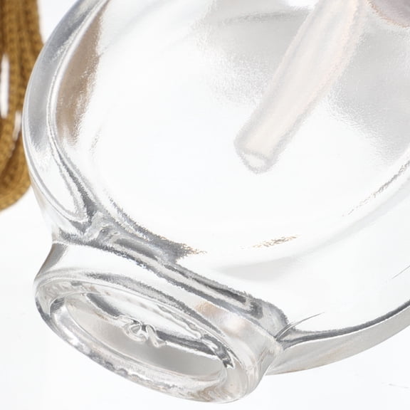MOKKHNB Compact Refillable Glass Perfume Atomizer with Vintage Bulb Spray and Stylish Tassel