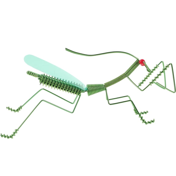 MOKKHNB Creative Green Mantis Statue, cate Craftsmanship for Household Decor