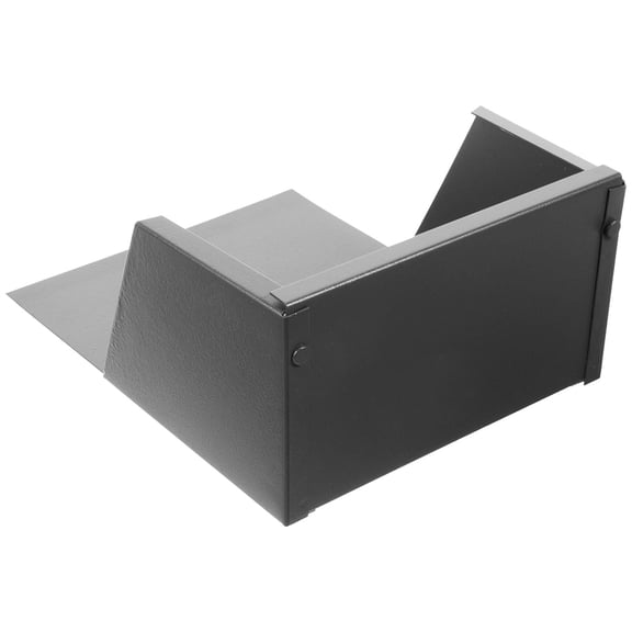 MOKKHNB Durable Aluminum Downspout Splash Block Dark Grey with Basket Design for Easy Maintenance