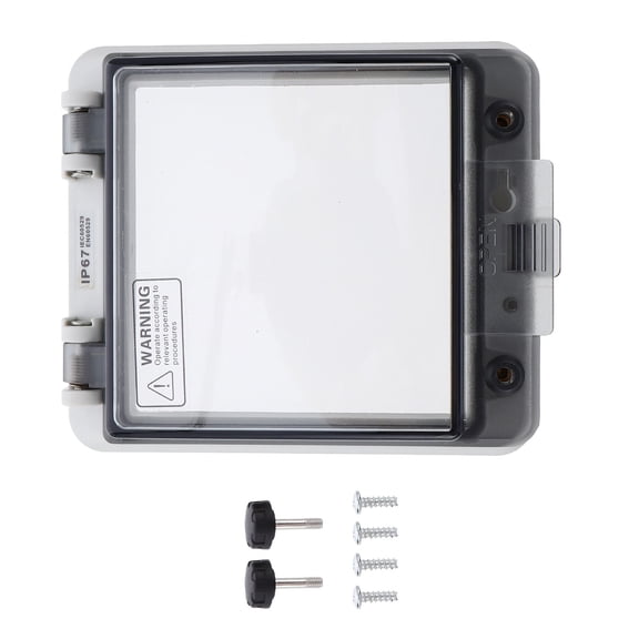 MOKKHNB Durable Grey Circuit Breaker Distribution Box for 5 Way Household Electrical Use