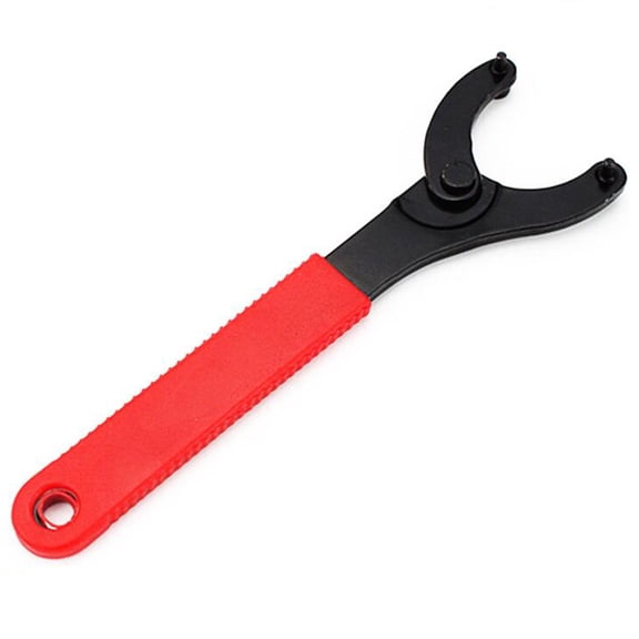 MOKKHNB Durable Red Flywheel Wrench for Bicycle Repair Use with Adjustable Claw Hook Design